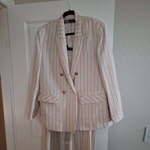 Zara Pin Striped Pantsuit